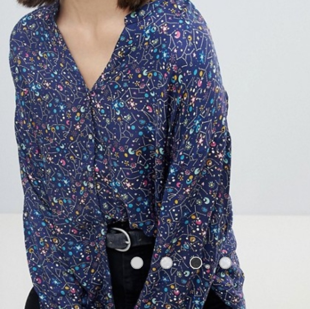Desperately ISO! Esprit galaxy print tunic blouse